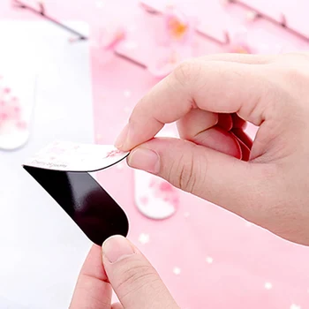 

Kawaii Stationery Pink Cherry Blossoms Magnetic Bookmark for Teachers Gift Creative School Supplies Book Folder Flip Clip