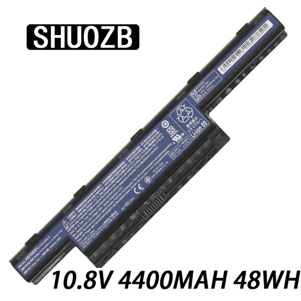Новый аккумулятор для ноутбука AS10D51 Acer Aspire 5741 AS10D31 AS10D3E AS10D41 AS10D61 AS10D71 AS10G3E AS10D81 AS10D73