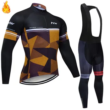 

winter thermal long sleeve cycling clothing Tour de Spain fleece bicycle clothing Eyessee Team Edition fleece bicycle clothes