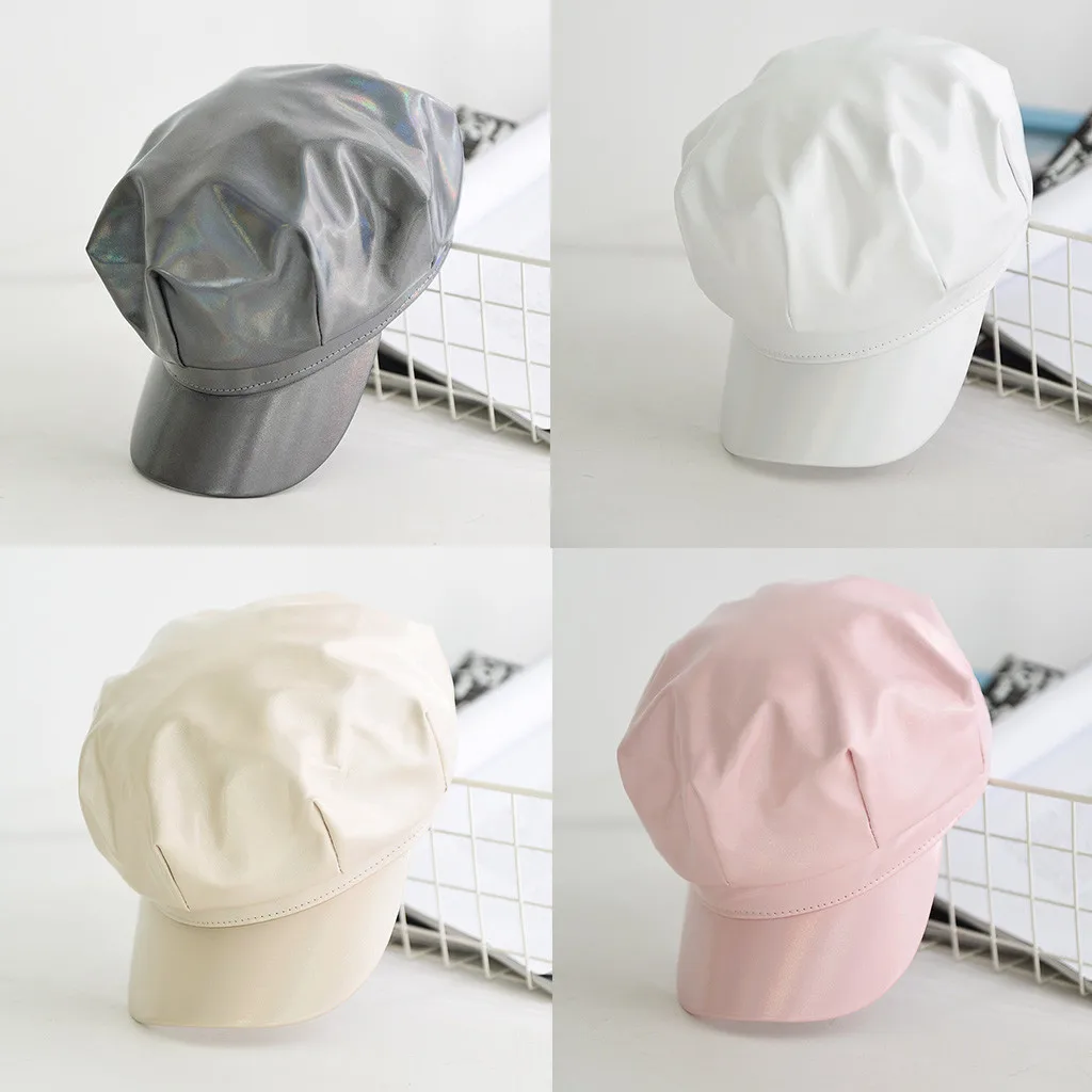 Самая модная женская кепка, винтажная женская зимняя шапка, берет, кепка корейского художника, газетные береты, шапка женская берета, Прямая поставка