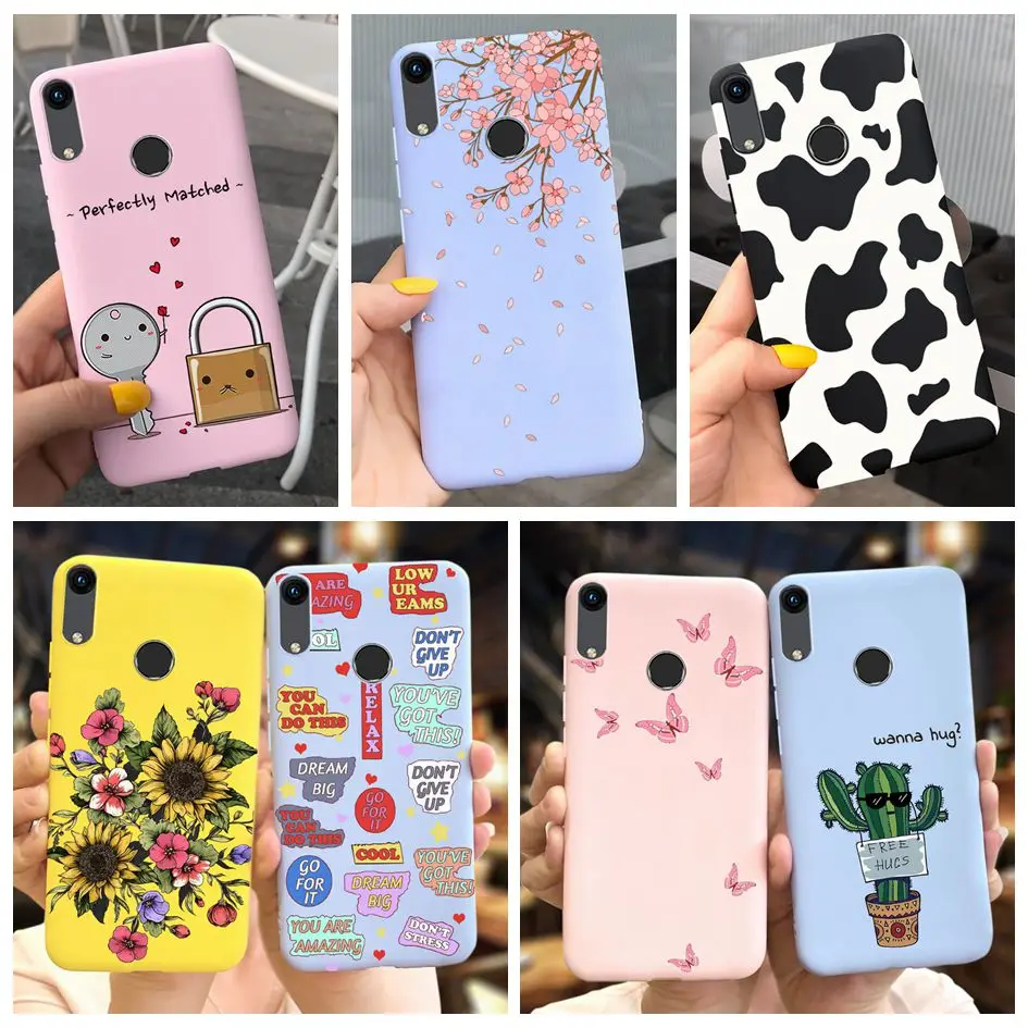 Per Honor 8A Custodia Per Huawei Honor 8A Prime Cover Silicone Mucca Custodie Morbide Per Honor 8A Jat-Lx1 Honor 8A Pro Jat-L41 Paraurti