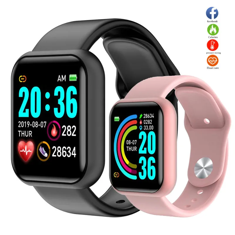 

Men Women Smart Watch 2020 for Android IOS Waterproof Wrist Watch Heart Rate Fiteness Tracker Blood Pressure Sports Smartwatch