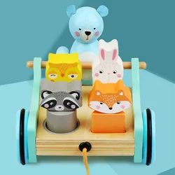 Coche de dibujos animados de ciudad, remolque, camión, Tractor, modelo de avión, bloque de construcción, tamaño grande, juguetes educativos de ciudad para niños, navidad