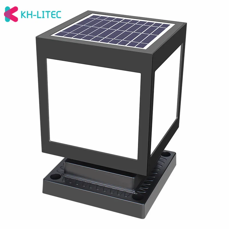 Solar-Post-Lamp-Outdoor-IP65-Waterproof-Column-head-light-For-Garden-wall-lamp-garden-Post-Deck-Cap-Column-Fence-Landscape-Lamp（6）