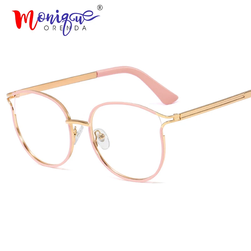 Fashion TR90 frame classic cat eye metal frame glasses women men luxury vintage style optical glasses for reading