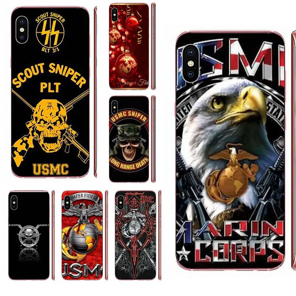 Чехлы с логотипом США морской пехоты Usmc для Xiaomi Mi note 9 10 mi10 mi9 mi8 pro lite SE A1 A2 A3 CC9 CC9E