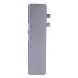 Портативный Преобразователь типа C встроенный чип-преобразователь Plug and Play HDMI USB C USB3.0 TF камера адаптер для чтения карт памяти