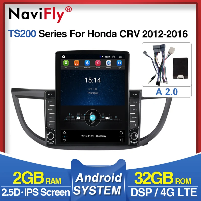 Автомобильный dvd плеер IPS DSP 9 7 &quot Android GPS навигация для Honda CRV 2006 2015 поддержка 4G Wi Fi