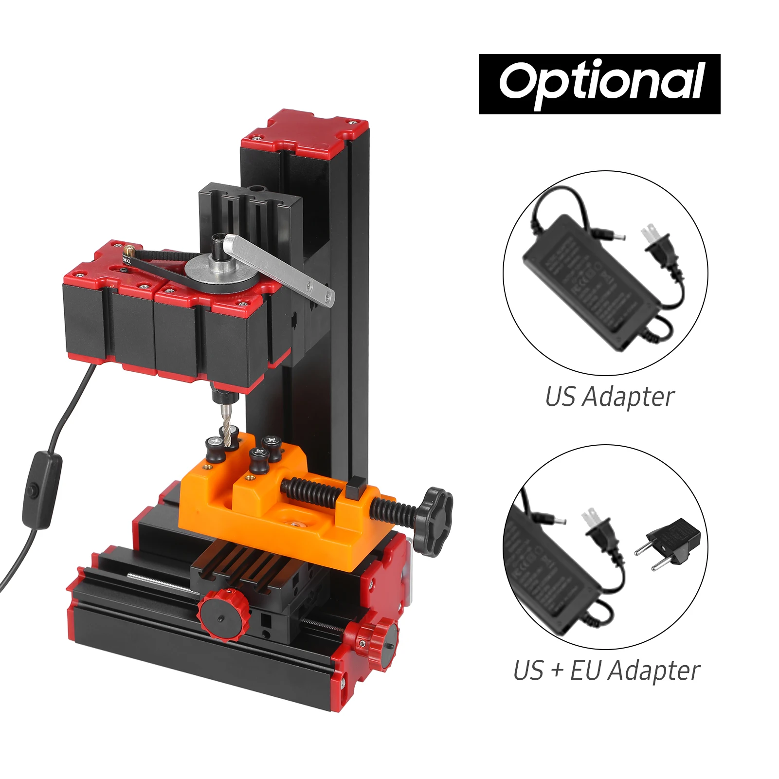 Mini-tour multifonctionnel 9 en 1 pour bricolage, ponceuse à scie