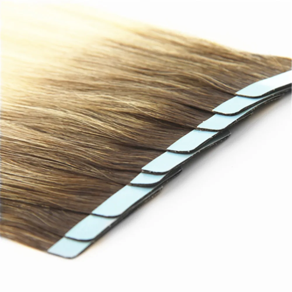 CBH Beauty High Quality Virgin Remy Cuticle Tape Hair 24inch Ombre Color 1B60# 50gram/Piece