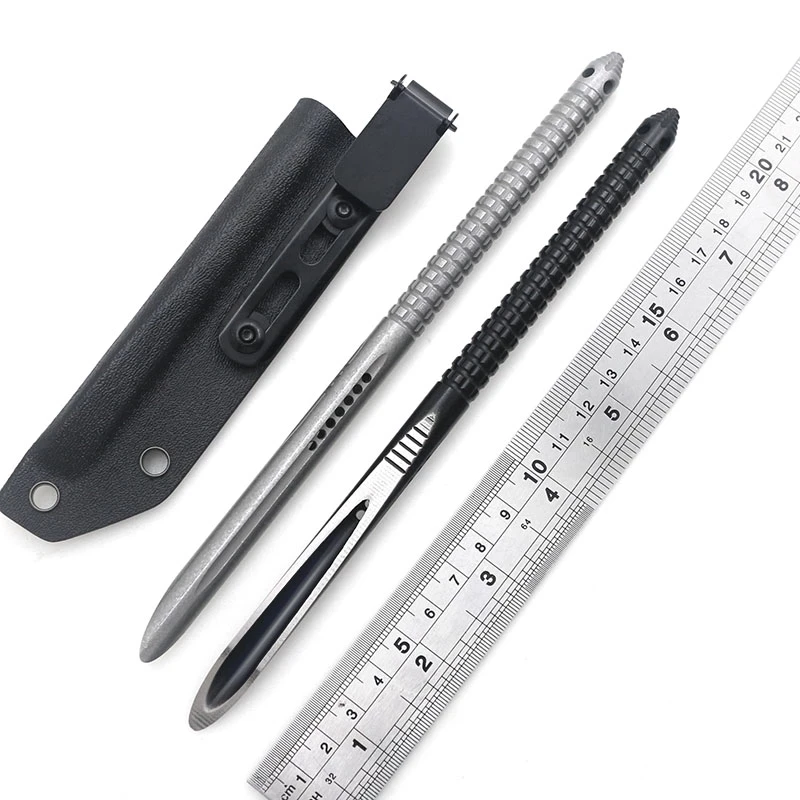 TCP-P Crowbar Puerh Tea Needle Outdoor EDC Survival Hand Tool K Sheath 440c Stainless Steel Practical Puer Knife Kung Fu set | Спорт и