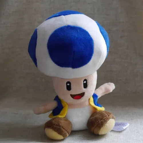 Official Toad blue Plush 6"new