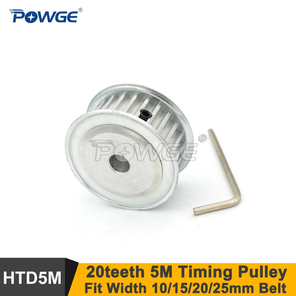 HTD 5M 20 Tooth Idler Drive Timing Pulleys All Bore  For 10/15/20/25mm Belt CNC 