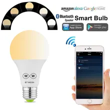 Bluetooth 4,0 умный сетчатый светодиодный светильник лампа 4,5 Вт E27 с регулируемой яркостью Холодный/теплый белый умный светодиодный светильник Ночной светильник Android/IOS Lampada D30