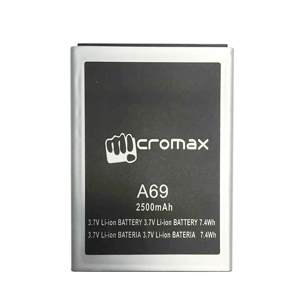 Новый A69 A 69 7.4Wh запасной аккумулятор для телефона Для Micromax Bolt литий ионный на
