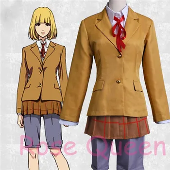 

New Japan Anime Prison School Hana Midorikawa Good Uniform Cosplay Costume Full Set Outfit free shipping