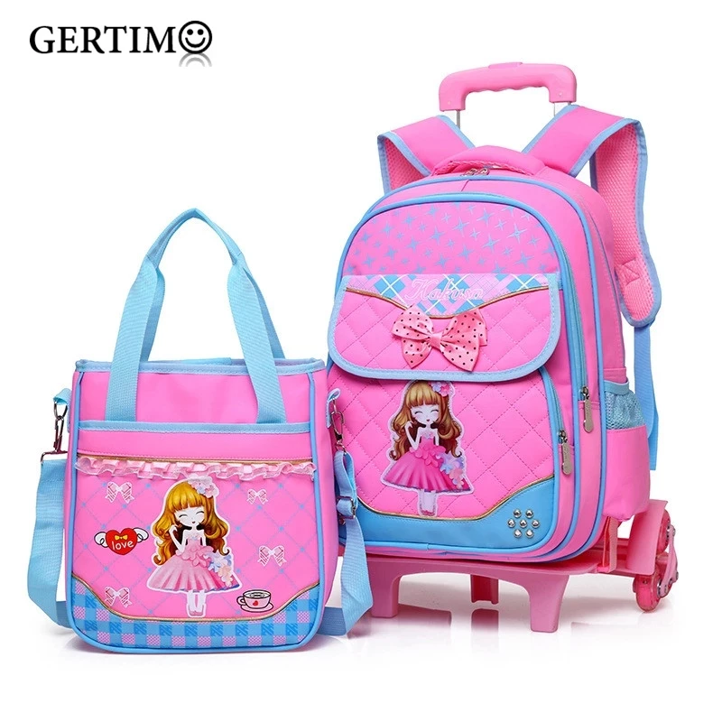 2 шт. детские милые Мультяшные водонепроницаемые школьные рюкзаки для девочек