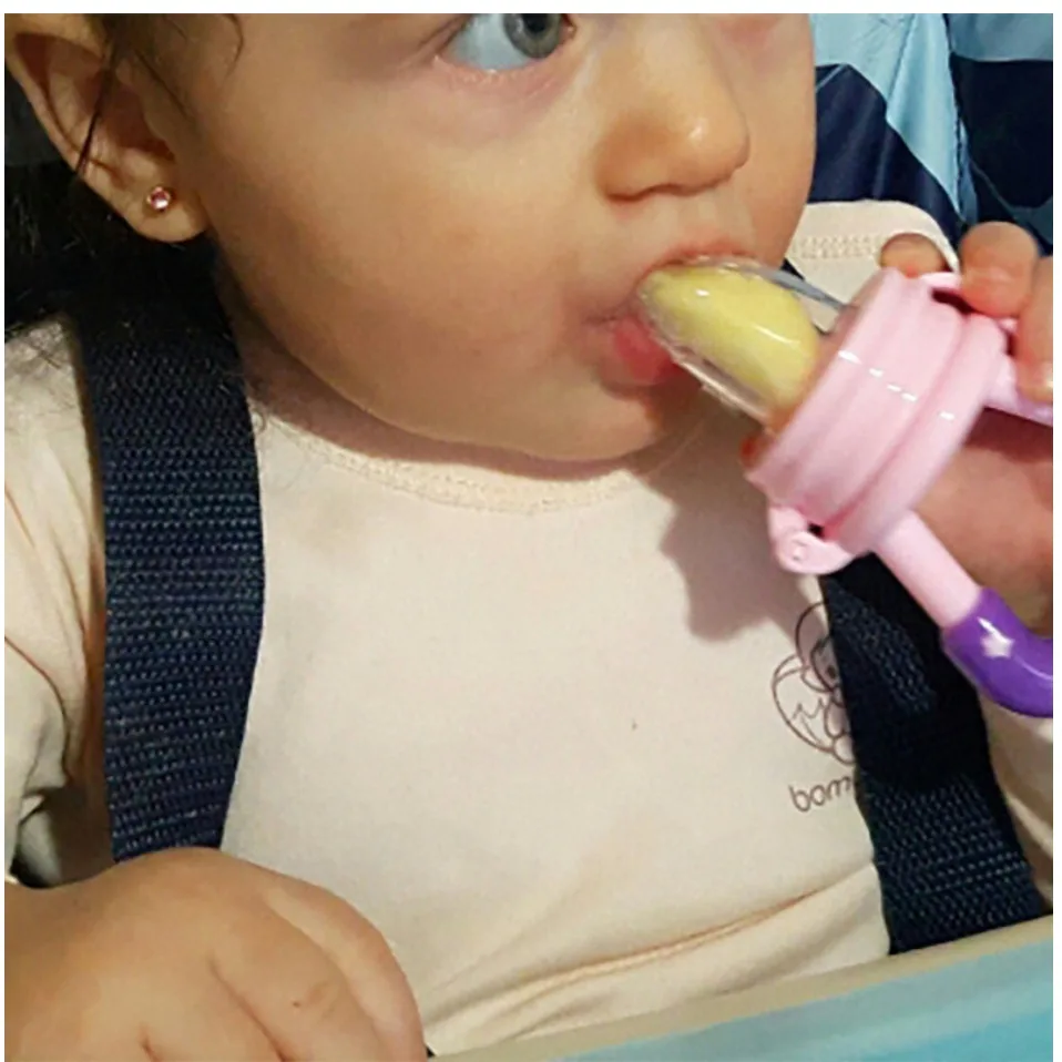 Детская Бутылочка для детского питания и овощного Соска-Ниблер, набор для укуса, сумка для укуса, Chupeta Alimentadora, силиконовая манекена Fruta