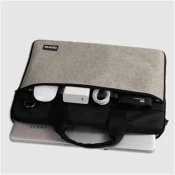 

Portable Good Qulity Durable Laptop Bag Splash Proof Dirt Resistant Double Layer Officially File Work Bags Home Office Storage