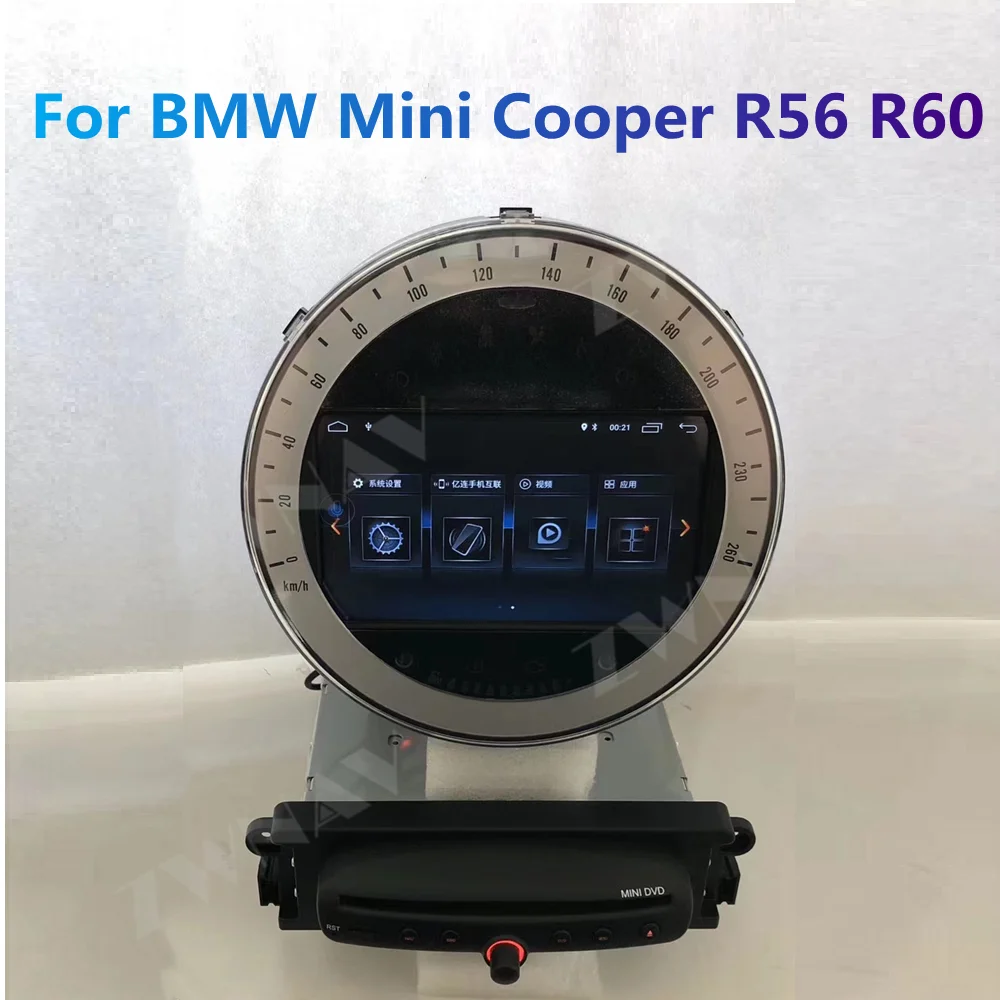 Android 10 0 автомобильный радиоплеер для BMW Mini Cooper R56 R60 2007 - 2014 мультимедийный GPS Navig DVD