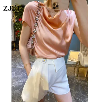

Fashion Summer Pants 2 Piece Set Women 2020 New Elegant Lady Outfits Solid Top and Shorts Suit Matching Sets