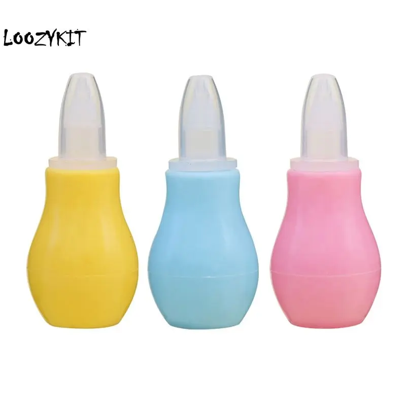 

CYSINCOS Silicone Newborn Baby Nose Aspirator Toddler Nose Cleaner Infant Snot Vacuum Sucker Soft Tip Cleaner Baby Care Products