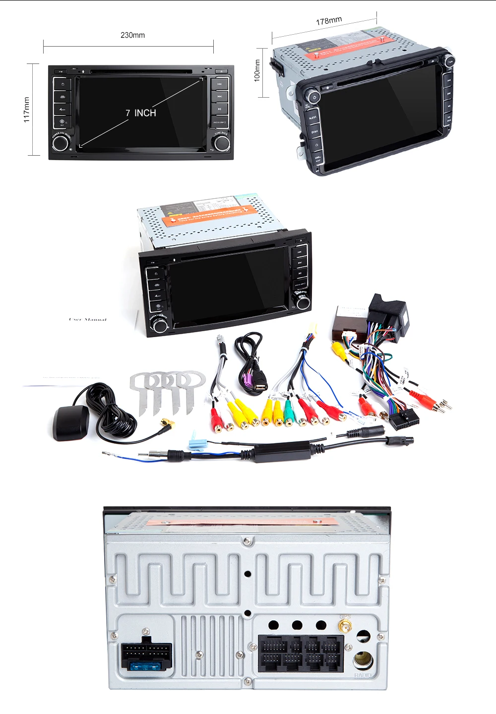 Ips DSP 2 Din Android 9,0 автомобильный dvd-плеер gps для VW/Volkswagen/Touareg/Transporter T5 2004-2011 Мультимедиа Радио 8 ядро 4 Гб 64 ГБ