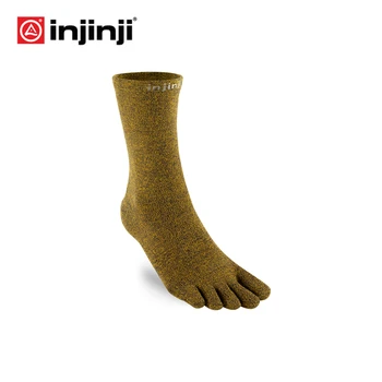 

Injinji Toe Socks LINER CRW CoolMax Lightweight Breathable Deodorant men Sport Yoga Deodorant Basketball Christmas Fitness Socks