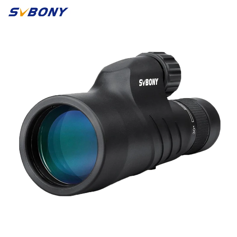 SVBONY 10-30x50 Zoom monocoli BAK4 prisma FMC IPx7 telescopio impermeabile ad alto ingrandimento SV45 binocolo attrezzatura da campeggio