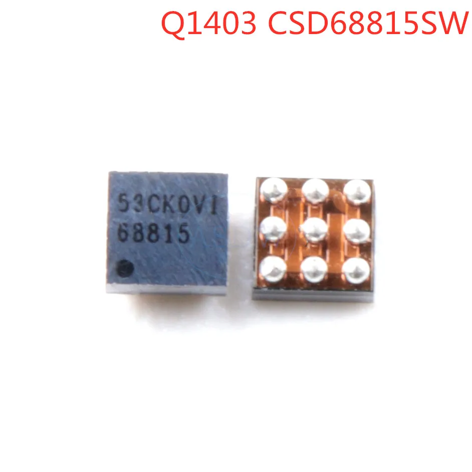 

5Pcs Q1403 68815 For iPhone 6/ 6 Plus CSD68815W15 USB Charger IC 5S Q4 Charging Chip 9 Pns Power Supply IC