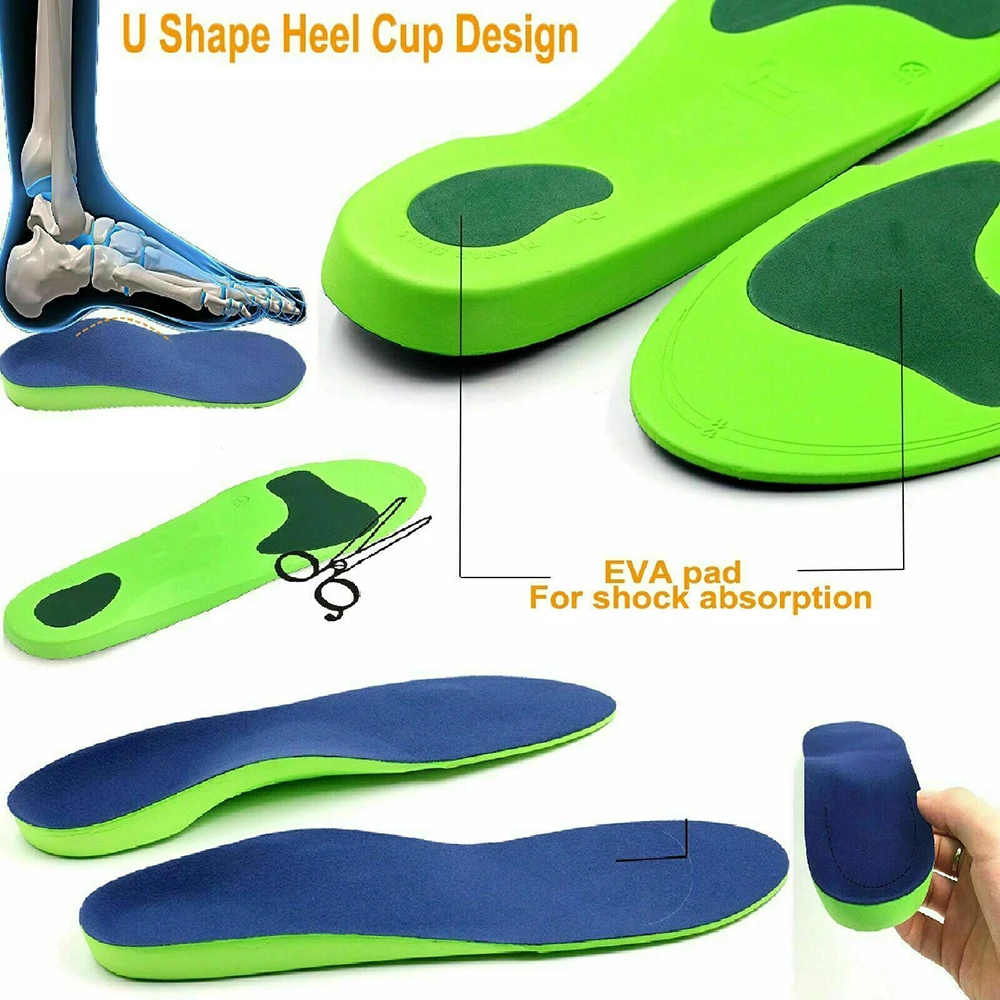 

Man Women Memory Foam Insoles Unisex Soft Breathable Orthopedic Insoles For Feet Deodorant Running Cushion Insoles For Shoes D30