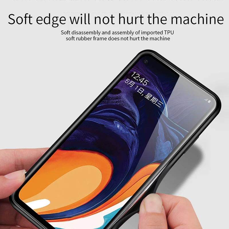 Градиентное закаленное стекло звездное небо PhoneCase для samsung Galaxy A10 A20 A30 A40 A50 A60 A70 A10e A20e, цветные чехлы