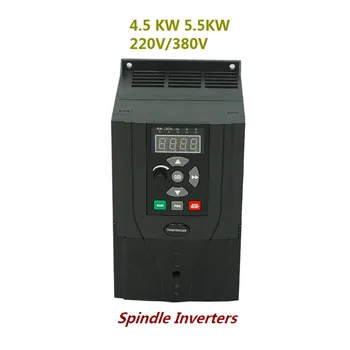 

VFD Inverter 4.0KW 5.5KW Frequency Converter 220V/110V Output CNC Spindle motor speed Control VFD Converter