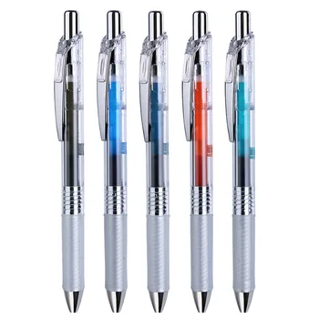 

1Pcs Color Gel Pen Multicolor Ink Pen Transparent Penholder Student Stationery 0.5mm Pen School Office Supplies Colored Pens