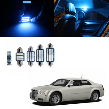 

17Pcs Canbus T10 White LED Lights Bulbs Interior Kit Map Dome Trunk License Plate Light Fit for Chrysler 300 300C 300M 2005-2010