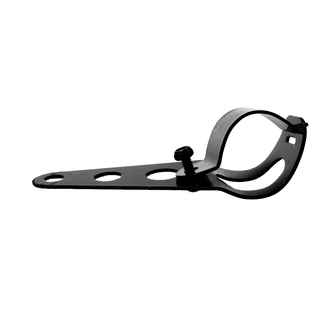 Плоская черная головка для мотоцикла кронштейн крепления Кафе Racer Ear 31 мм 43