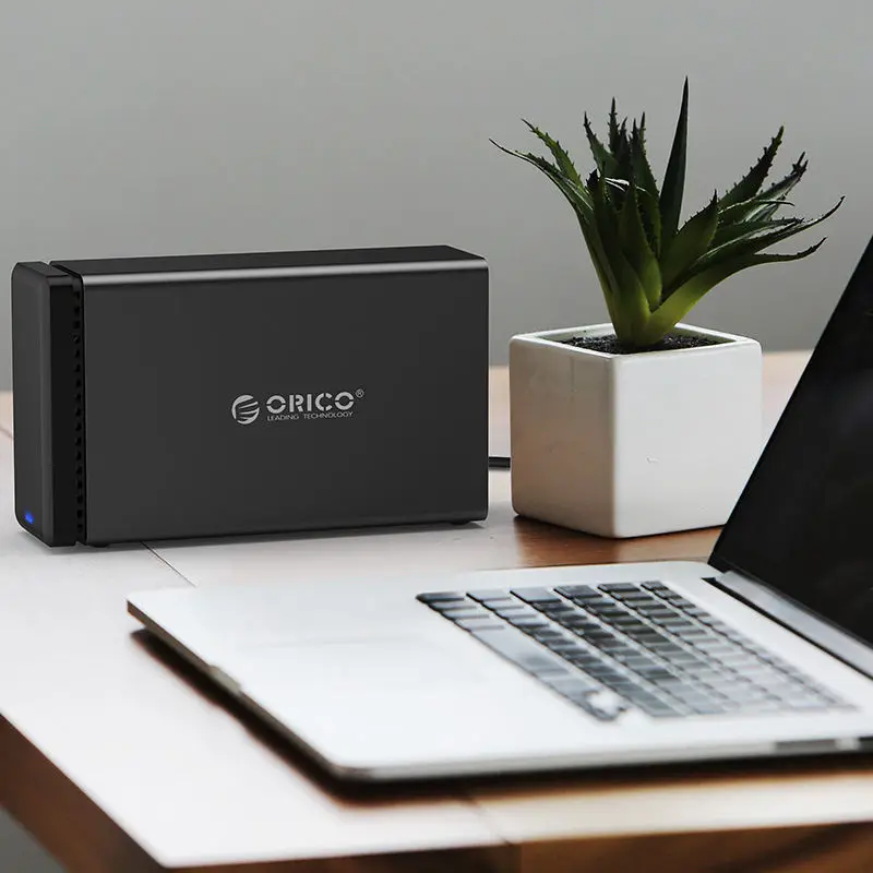 Orico sn200c3 2 Bays Hdd funda tipo C Ard disco externo Dock funda con soporte Raid 20Tb almacenami