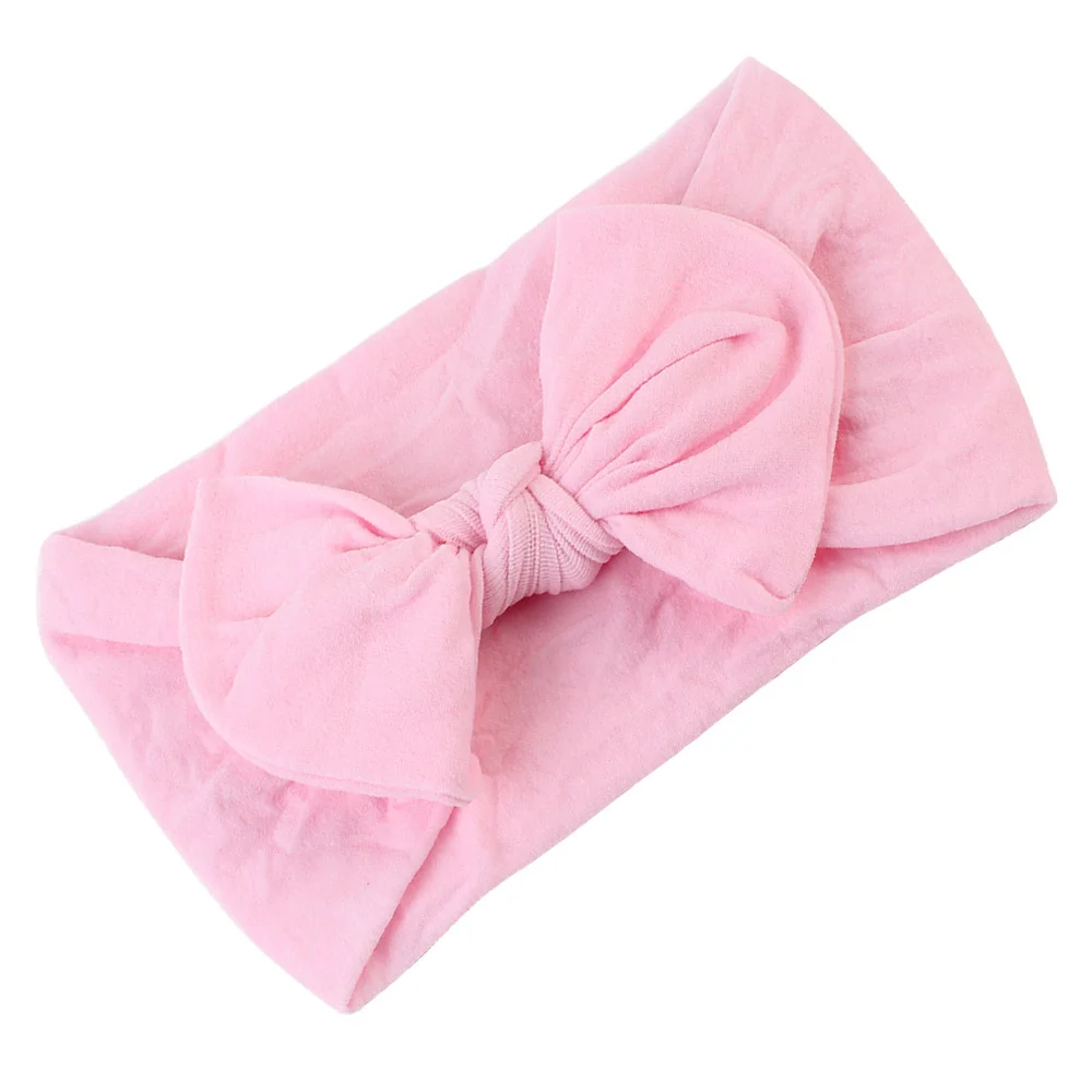 2020 Newborn Toddler Baby Girls Head Wrap Rabbit Big Bow Knot Turban Headband Hair Accessories For 0-2Y Babies Bebe Kids Gifts newborn socks for babies