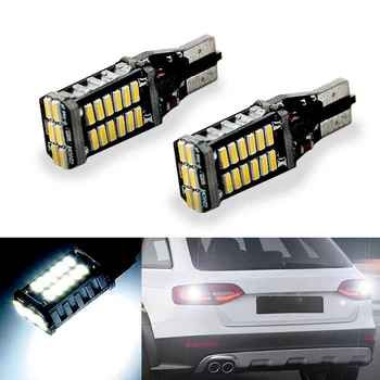 

2x T15 W16W LED Auto Lamp CANBUS White 4014SMD Backup Reverse Light No Error For audi A1 A3 A4L A6L A5 A7 Q3 Q5 Q7 S5 TT