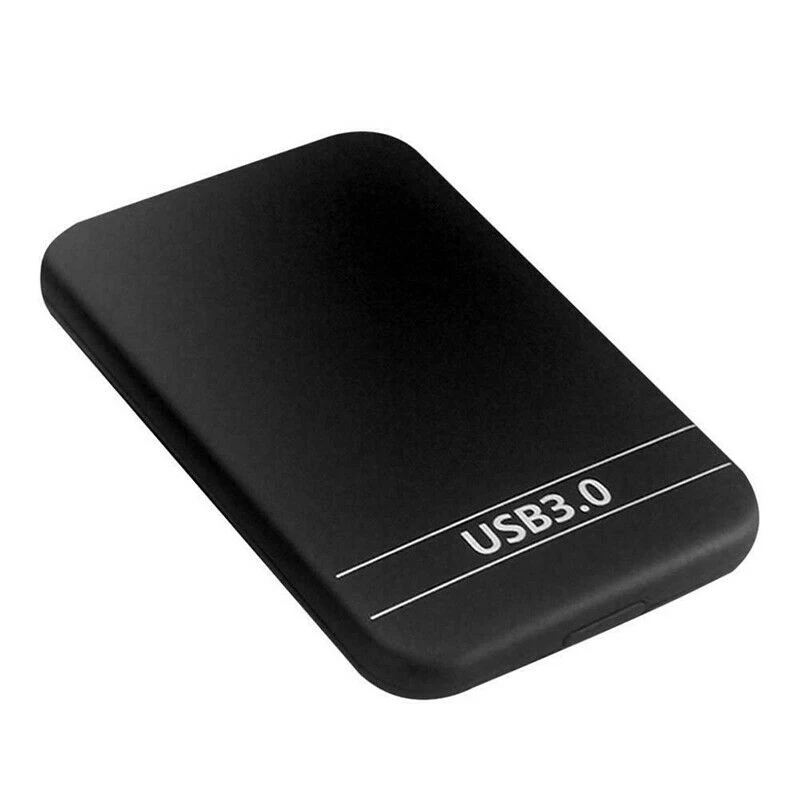 2," USB 3,0 передачи данных жесткого диска 6 ТБ корпус тонкий внешний чехол Портативный жесткий диск Box 5 Гбит/с 1 ТБ жесткий диск SSD - Цвет: Черный