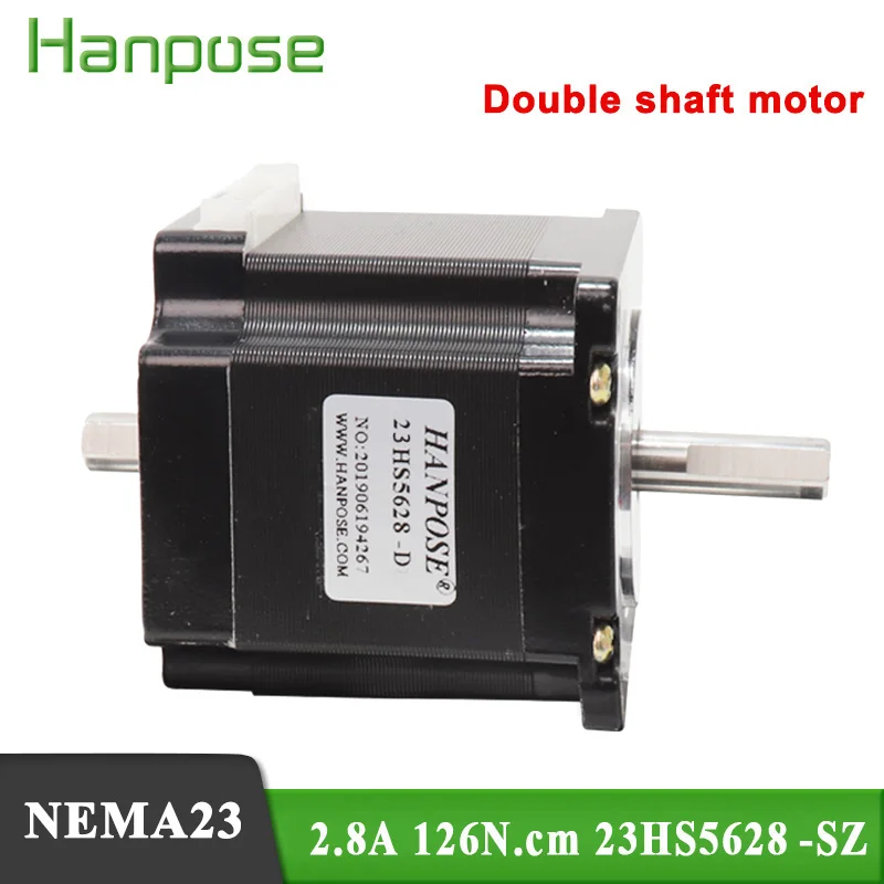 1 шт. NEMA 23 CNC шаговый двигатель 57 2.8A 126N. См D = 8 мм 23HS5628-SZ для фрезерного станка с ЧПУ