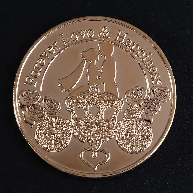

Three-dimensional rose love Commemorative Coin Collection Gift Souvenir Art Metal Lovers Gift