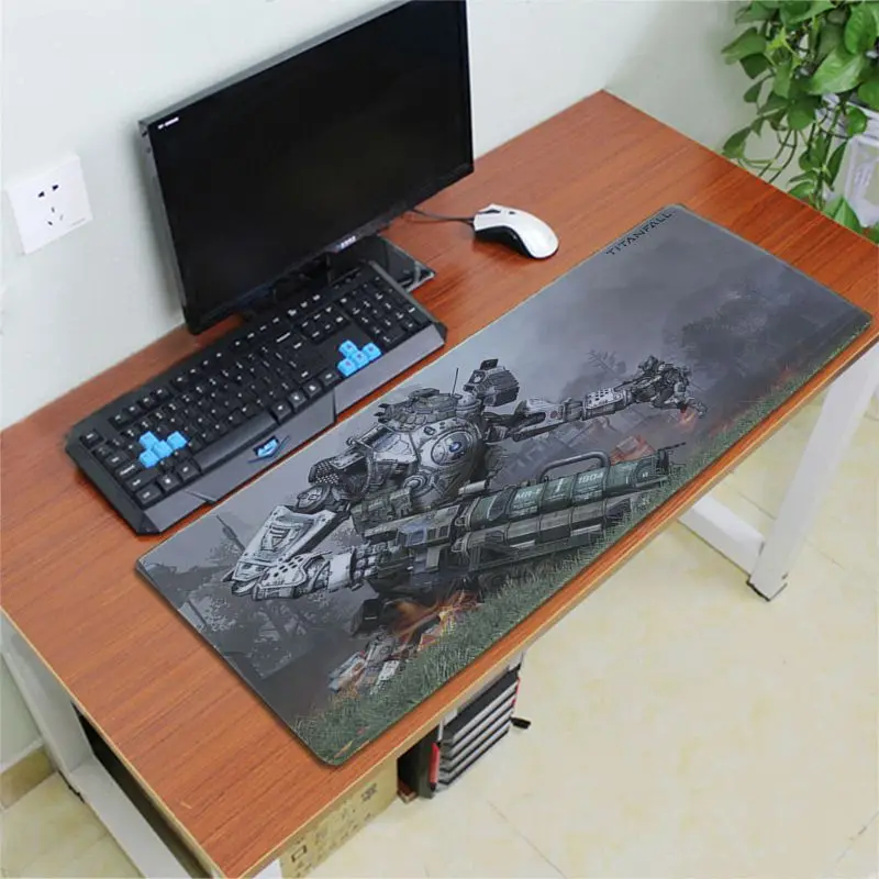 Babaite Titanfall обои Силиконовые большой/маленький коврик для мыши игра скорость/Управление версия большой игровой коврик для мыши - Цвет: Lock Edge 30x80cm