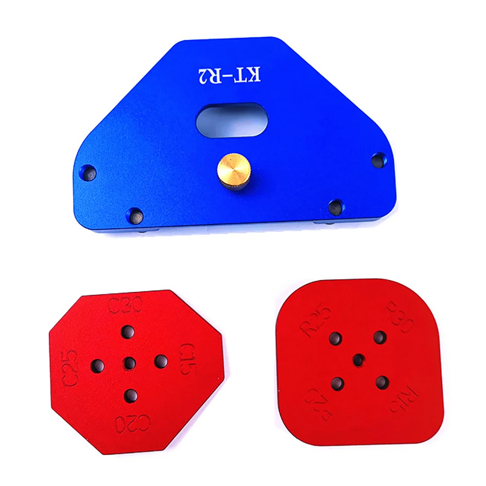

Wood Panel Radius Quick-Jig Woodworking Bevel R Round Arc Positioning Template Round Corner for Trimming Machine Engraving