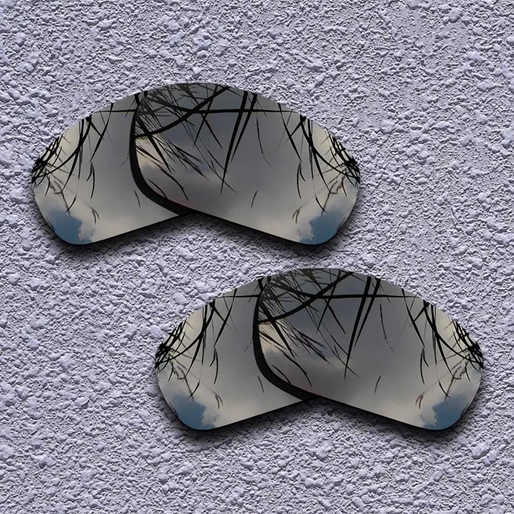 2 пары поляризованных сменных линз для солнцезащитных очков Oakley jawbone-несколько вариантов - Цвет линз: Black-Black