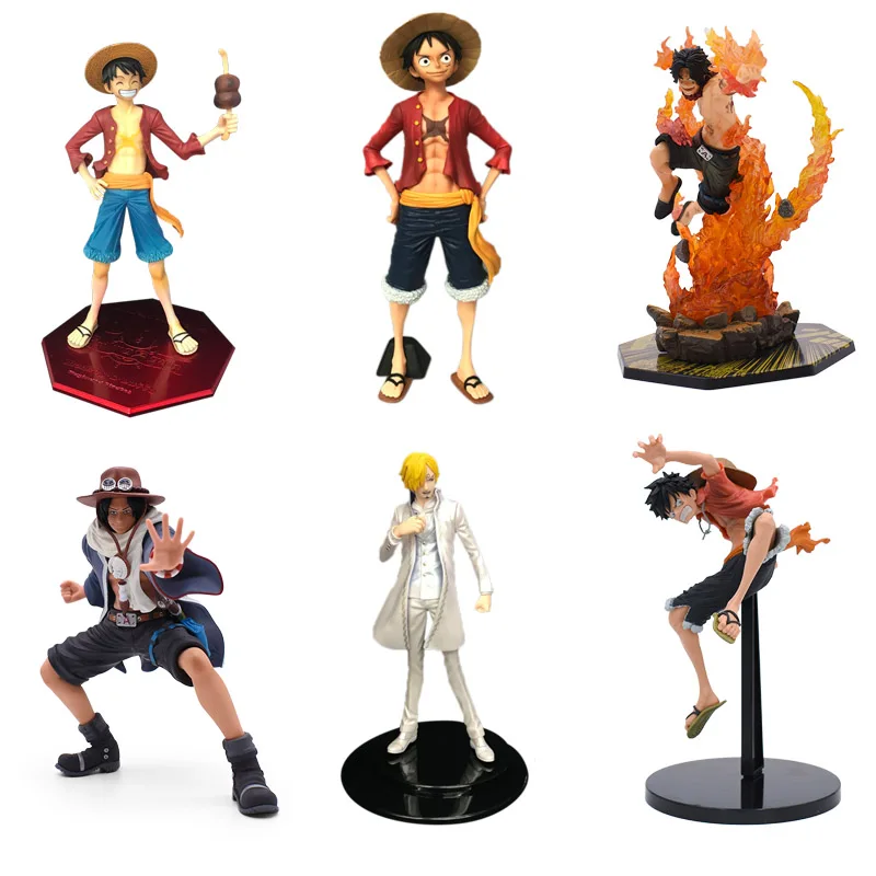 Экшн-фигурка из ПВХ поп Луффи сандзи Эйс Коллекционная модель рождественский
