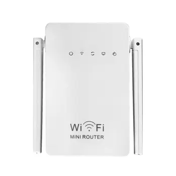 

300M Wireless Repeater/Router/AP Range Extender Signal White WIFI 0.05 (Km) 2.4GHz~2.4835GHz 300Mbps Booster