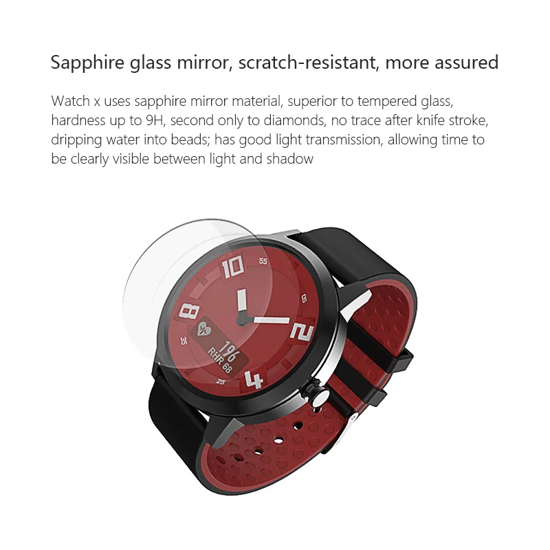  Lenovo Smart Watch Heart Rate Blood Pressure Watch Bluetooth 5.0 OLED Sapphire Mirror Sports Smartw - 32969019547