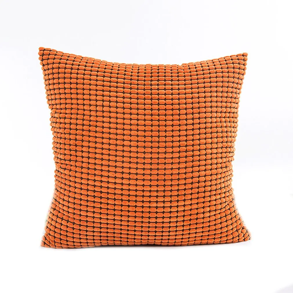 Осень и зима бархат современный минималистский сплошной цвет большая кукурузная наволочка для подушки наволочка