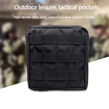 Открытый EDC Военная тактическая поясная Сумка Molle медицинский поясной мешочек Органайзер износостойкий поясной пакет для охоты выживания